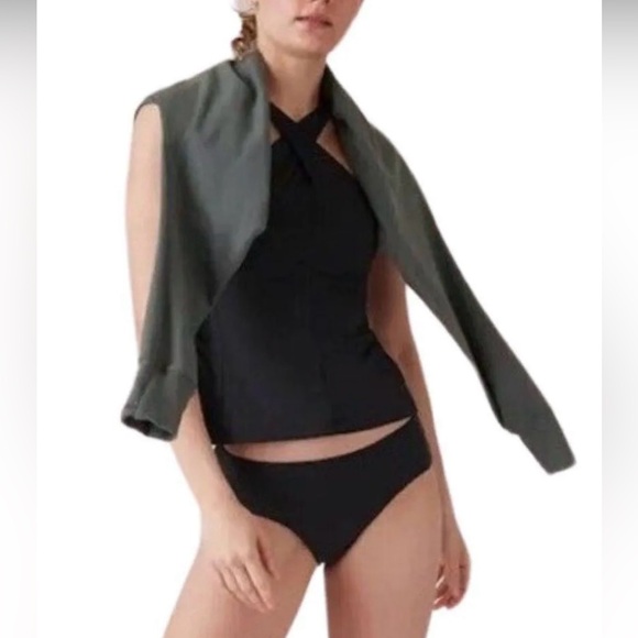 🆕Athleta Crossed Tankini Top Size M NWT - Picture 3 of 10